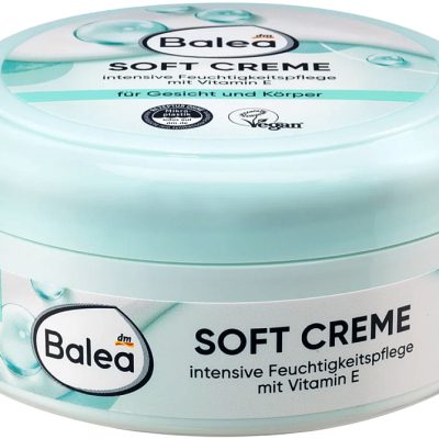 کرم نرم کننده صورت و بدن سافت باله آ با ویتامین ای اصل آلمان Balea Soft Cream with Vitamin E