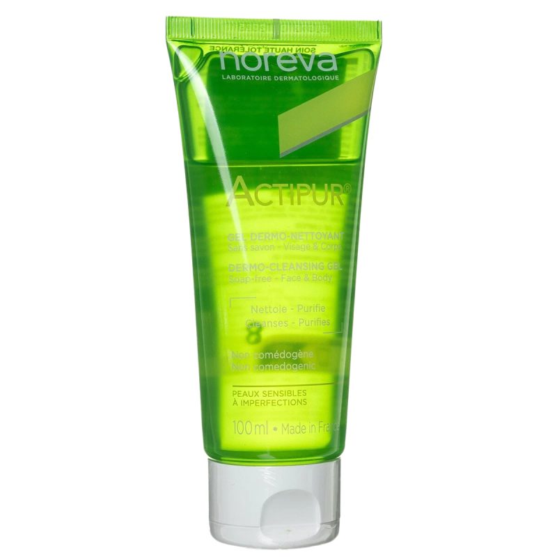 ژل شستشوی پوست مختلط و چرب نوروا مدل اکتی پور حجم 100 میلی لیتر