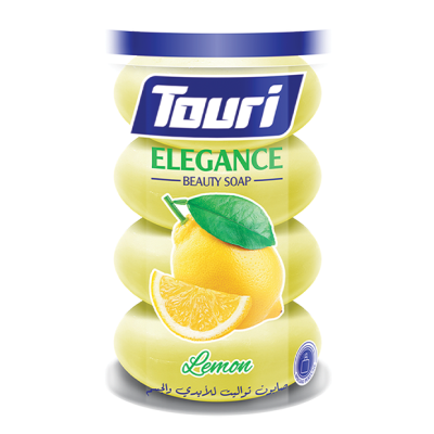 صابون توری Touri لیمو بسته 4 عددی