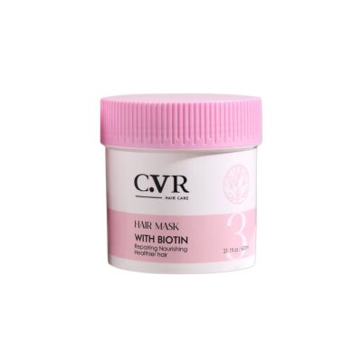ماسک مو بدون سولفات بیوتین موهای خشک و شکننده سی وی آر c.vr حجم 600ml